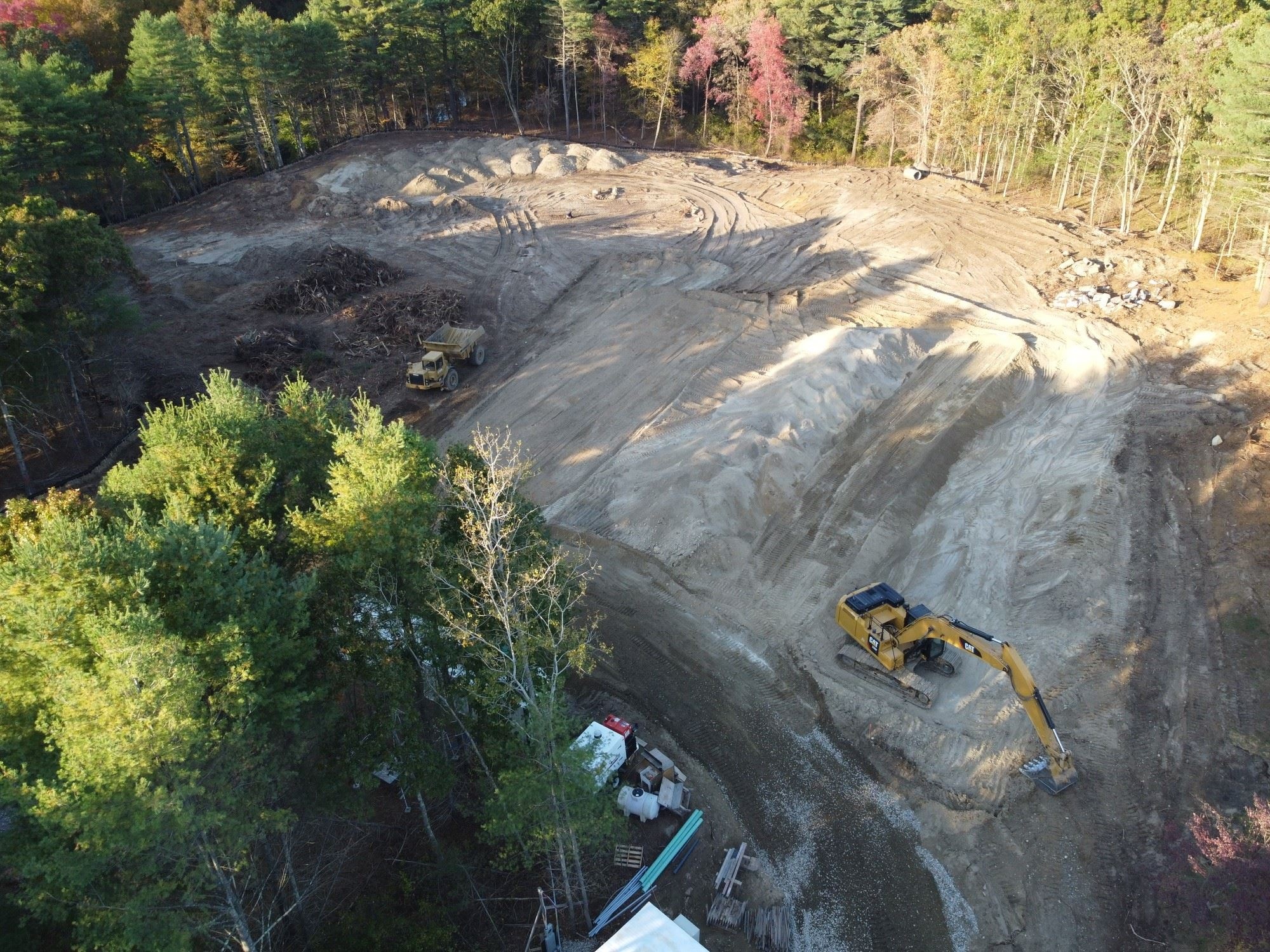Overburden Material at Main Building